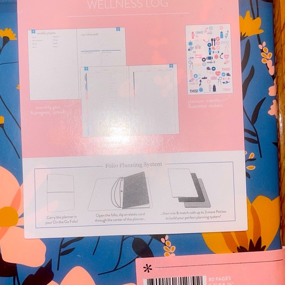 Erin Condren Wellness Planner "You have what it takes,” Wellness/Weight Log NEW - Picture 2 of 3